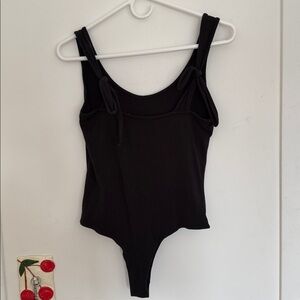 Cute n comfy black bodysuit with bows
